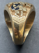 Load image into Gallery viewer, 1991 Darryl Ford 79th Grey Cup 10-Karat Gold RIng CFL Toronto Argos Diamonds VTG