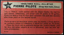 Load image into Gallery viewer, 1964-65 Chicago Blackhawks All-Star Pierre Pilote Topps Tallboy NHL Hockey Card