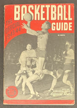 Load image into Gallery viewer, 1943-44 Official Basketball Guide Rules Barnes & Company New York Vintage