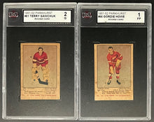 Load image into Gallery viewer, 1951-52 Parkhurst Hockey Cards Full Set NHL Howe Sawchuk Richard Rookie RC KSA