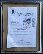 Load image into Gallery viewer, 1983 Billy Martin Signed Framed New York Yankees Yearbook Cover Auto Beckett LOA