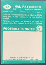 Load image into Gallery viewer, 1960 Topps #46 CFL Football Hal Patterson Signed Card Autographed Alouettes HOF