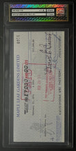 Load image into Gallery viewer, 1974 Maple Leaf Gardens Signed Cheque Ballard + Crump NBA Buffalo Braves Toronto