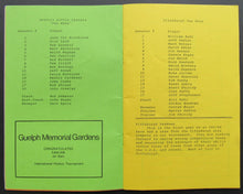 Load image into Gallery viewer, 1974 Guelph 3rd Annual Can-Am Program Adam Oates Randy Osborne Paul Reinhart