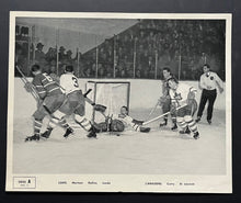 Load image into Gallery viewer, 1950's Quaker Oats NHL Hockey Photo Set x4 Action Shots Toronto Maple Leafs