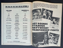 Load image into Gallery viewer, 1978 Super Fight Vintage Boxing Magazine Muhammad Ali v Michael Spinks on Cover