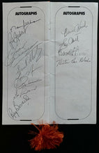 Load image into Gallery viewer, 1982 NHL Hockey Hall of Fame Signed Induction Program Autographed + HOF Coin JSA