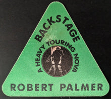 Load image into Gallery viewer, 1988 Robert Palmer A Heavy Touring Nova Silk Unused Backstage Pass Rock & Roll
