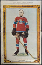 Load image into Gallery viewer, 1927 Howie Morenz La Presse Photo Insert Montreal Canadiens NHL Hockey Vintage