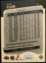 Load image into Gallery viewer, 2000 Grant Fuhr Signed Upper Deck Hockey Card Autographed NHL Oilers JSA COA