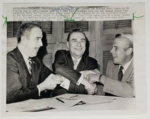 Load image into Gallery viewer, 1966 NHL Chicago Blackhawks Rudy Pilous UPI Press Wire Photo Vintage Hockey 7x9