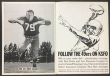 Load image into Gallery viewer, 1958 NFL Football Program San Francisco 49ers v Pittsburgh Steelers Vintage