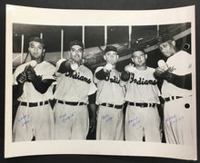 Load image into Gallery viewer, Type 1 International News Photo MLB Cleveland Indians Doby Garcia Lemon Wynn