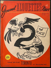Load image into Gallery viewer, 1949 CFL Football Vintage Program Montreal Alouettes vs Toronto Argonauts Vtg