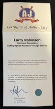 Load image into Gallery viewer, Larry Robinson Autographed Montreal Canadiens Fanatics NHL Hockey Jersey AJs COA