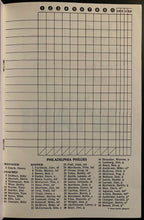 Load image into Gallery viewer, 1979 MLB Spring Training Scorecard Montreal Expos Philadelphia Phillies