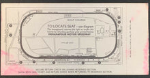 Load image into Gallery viewer, 1976 Indianapolis 500 International Sweepstakes Racing Ticket Rutherford Wins