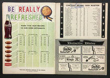 Load image into Gallery viewer, 1959 NFL Los Angeles Memorial Coliseum Official Program vs Chicago Bears Vtg