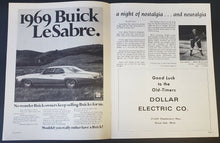 Load image into Gallery viewer, 1969 Olympia Stadium NHL Hockey Program Red Wings vs Maple Leafs Old-Timers Game