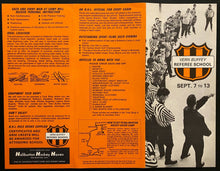 Load image into Gallery viewer, 1960s Vern Buffey Hockey Referee School Brochure NHL Ref Bruce Hood Collection