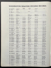 Load image into Gallery viewer, 1962 Washington Senators MLB Baseball Yearbook Vintage Publication