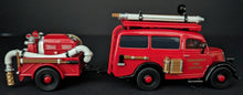 Load image into Gallery viewer, 1950 Ford E82W Van + Portable Pumper Dinky Diecast Metal Matchbox Collectibles