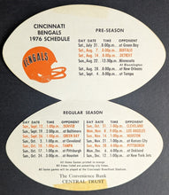 Load image into Gallery viewer, 1976 Cincinnati Bengals Pocket Schedule + Tickets Order Form + Envelope NFL
