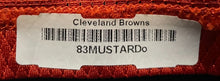 Load image into Gallery viewer, 2003 Chad Mustard Game Used Worn Cleveland Browns NFL Football Rookie Jersey
