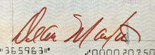 Load image into Gallery viewer, 1977 Dean Martin Signed Cheque Check City National Bank Autographed JSA LOA