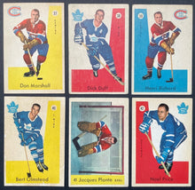 Load image into Gallery viewer, 1959-60 Parkhurst Hockey Cards Full Set NHL Punch Imlach Carl Brewer Vintage HOF