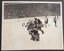 Load image into Gallery viewer, 1968 Chicago Stadium Stanley Cup Playoffs Photo Blackhawks vs N.Y. Rangers NHL