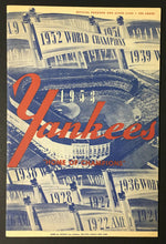 Load image into Gallery viewer, 1953 MLB Baseball Yankee Stadium Program New York Yankees White Sox Mantle