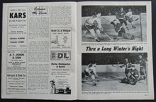 Load image into Gallery viewer, 1961 NHL Hockey Program Detroit Red Wings v Montreal Canadiens Toe Blake Olympia