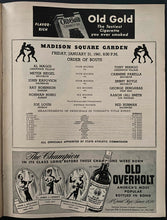 Load image into Gallery viewer, 1941 Heavyweight Championship Boxing Program Yankee Stadium Joe Louis v Burman