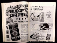 Load image into Gallery viewer, 1951 Maple Leaf Gardens Vintage Program Leafs vs N.Y. Rangers Hockey Max Bentley