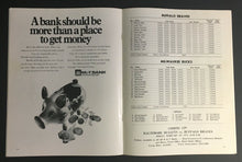 Load image into Gallery viewer, 1971 Buffalo Braves Inaugural Season NBA Basketball Program vs Milwaukee Bucks