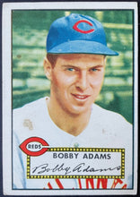 Load image into Gallery viewer, 1952 Topps Baseball JBobby Adams #249 Cincinnati Reds MLB Card Vintage