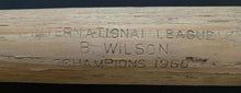 Load image into Gallery viewer, 1960 International League Baseball Champions Toronto Bob Wilson Game Used Bat