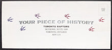 Load image into Gallery viewer, Toronto Raptors Inaugural Season First Game Full Ticket + Original Nike Lanyard
