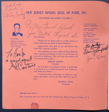 Load image into Gallery viewer, Autographed New Jersey Boxing Hall of Fame 10th Anniversary Program Signed VTG