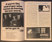 Load image into Gallery viewer, 1969 Tiger Stadium MLB Baseball Program Detroit Tigers vs Kansas City Lolich Win