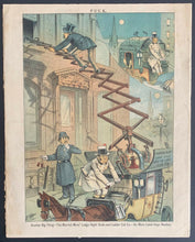 Load image into Gallery viewer, Oct 22 1884 Puck Magazine Grover Cleveland Boxing Cover 16 Pages Antique Rare