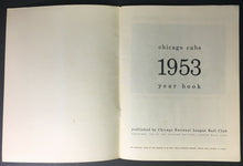 Load image into Gallery viewer, 1953 MLB Baseball Chicago Cubs Year Book Wrigley Field Yearbook