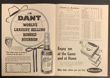 Load image into Gallery viewer, 1958 Yankee Stadium NFL Football Program New York Giants vs Washington Redskins