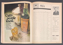 Load image into Gallery viewer, 1970 Tiger Stadium NFL Football Program Detroit Lions vs San Francisco 49ers