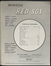 Load image into Gallery viewer, 1963 Boston Red Sox Yearbook Autographed Frank Malzone John Lamabe Signed