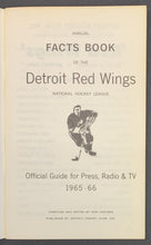 Load image into Gallery viewer, 1965-66 Detroit Red Wings NHL Hockey Media Guide HOFer Howe + Gadsby Cover