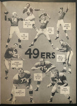 Load image into Gallery viewer, 1957 Vintage NFL Football Program Los Angeles Rams San Francisco 49ers Coliseum