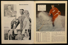 Load image into Gallery viewer, 1972 Vintage Gordie Howe #9 Jersey Retirement Program Detroit Red Wings Olympia
