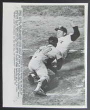 Load image into Gallery viewer, 1962 Fenway Park MLB Baseball Wire Photo Red Sox vs Orioles - Billy Gardner Vtg